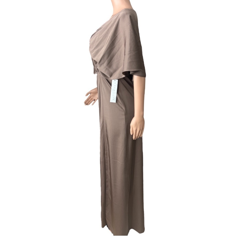 NWT KAY UNGER NEW YORK Women’s Luna Draped Maxi Dress - Picture 5 of 16